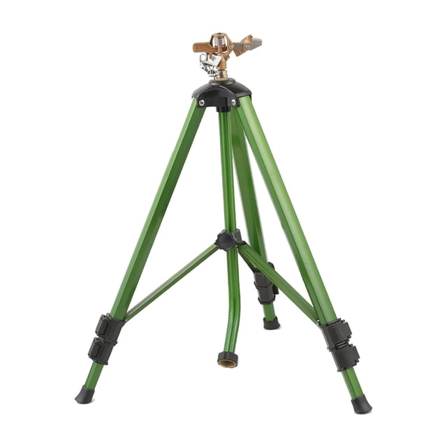 Aspersor de agua, aspersor de trípode, patas de extensión, cobertura de área grande, aspersor de jardín, riego al aire libre, sistema de riego para
