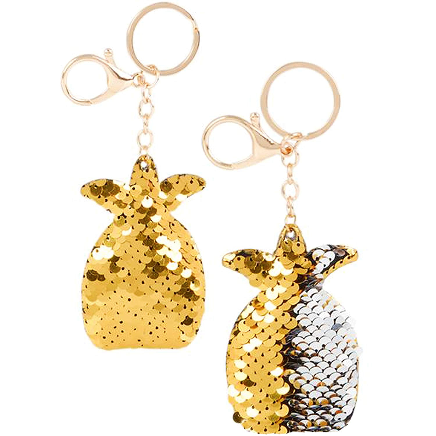 Rhode Island Novelty Rhode Island Novelty Flip Sequin Plush Gold Silver