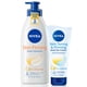 thumbnail image 1 of Loción corporal reafirmante Nivea Skin de Variety Pack, 500 ml y gel en crema, 1 of 9