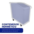 thumbnail image 2 of Almacenador Granos Carro Caledonia Capacidad 102 Litros Color Blanco, 2 of 6