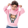 thumbnail image 3 of Sudadera con capucha para bebé, niño y niña, sudadera informal con estampado para bebé, regalo para niña, blusa, 3 of 5