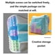 thumbnail image 1 of Mochila con correas ajustables, mochila Push Bubble de arcoíris, mochila Push Bubble, bolsa de almacenamiento impermeable, muy versátil, 1 of 9