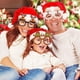 thumbnail image 5 of Juego de 9 piezas de Papá Noel, muñeco de nieve, árbol de Navidad, gafas de papel 3D, accesorios fotográficos para fiestas de adultos y niños, 5 of 5