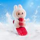 thumbnail image 3 of Gran oferta figura de Anime Labubu tiene un asiento serie vinilo colgante muñeca modelo juguete lindo monstruo réplica llavero juguetes regalos de cumpleaños, 3 of 5