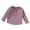 Purple, variant on HAOTAGS Girls Long Sleeve Blouses, Autumn Round Neck Casual Nylon Tops Gray 2 Years