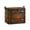 16.5×11.8x11.8 in, variant on Fabric Imitation Wooden Box Pattern Storage Box, Storage Boxes with Lids, Foldable Large Capacity Clothing and Toy Organizer with Lid, Non-Woven Fabric Storage Bin with Reinforced Handles (S)