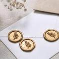 thumbnail image 2 of UNIQOOO Wax Seal Stickers - Wedding Invitation Envelope Seal Stickers Self Adhesive Gold Stickers for Valentines Day Christmas Gift Party, Envelopes, Invitations Antique Gold Rosemary Style, 100 Pcs, 2 of 10