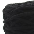thumbnail image 2 of Abbraccia Chunky Wool Yarn Jumbo Tubular Yarn Giant Wool Yarn DIY Crocheting Bulky Yarn Weight Yarn for Throw Pillow Shoes Weaving Hats Black, 2 of 9