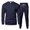 Navy, variant on Casual Pants Set for Autumn and Winter Running Mens Tracksuit Tracksuit Winter Suit Sports Jogging Suit Sportswear Sets