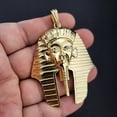 thumbnail image 4 of HIP HOP ICED GOLD PLATED EGYPTIAN PHARAOH KING TUT LARGE FASHION CHARM PENDANT GIFT, 4 of 4