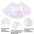 thumbnail image 4 of Falda tipo tutú LED TRYUEN con lentejuelas y estrellas iluminadas para mujer, 4 of 7
