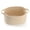 Beige, variant on Brown Woven Cotton Rope Storage Basket with Lace Trim, Collapsible Toy Organizer, 13" D x 8" W x 6" H, Decorative Basket for Nursery,Beige
