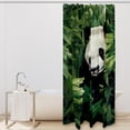 thumbnail image 2 of Panda Waterproof Printed Bathroom Curtain Set with Hooks - Stylish Bathroom Decoration, 2 of 5