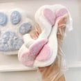 thumbnail image 3 of Taba Squishy Hecho a mano de gato grande Yashi pata gigante Squishy Pinky White, 3 of 4
