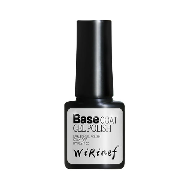 Base de gel para reforzar las uñas, suave, brillante y transparente, sellador, 8 ml, esmalte de uñas - sin deformaciones