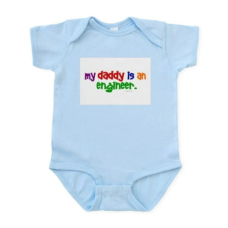 

CafePress - My Daddy Is An Engineer (PRIMARY) Infant Bodysuit - Baby Light Bodysuit Size Newborn - 24 Months