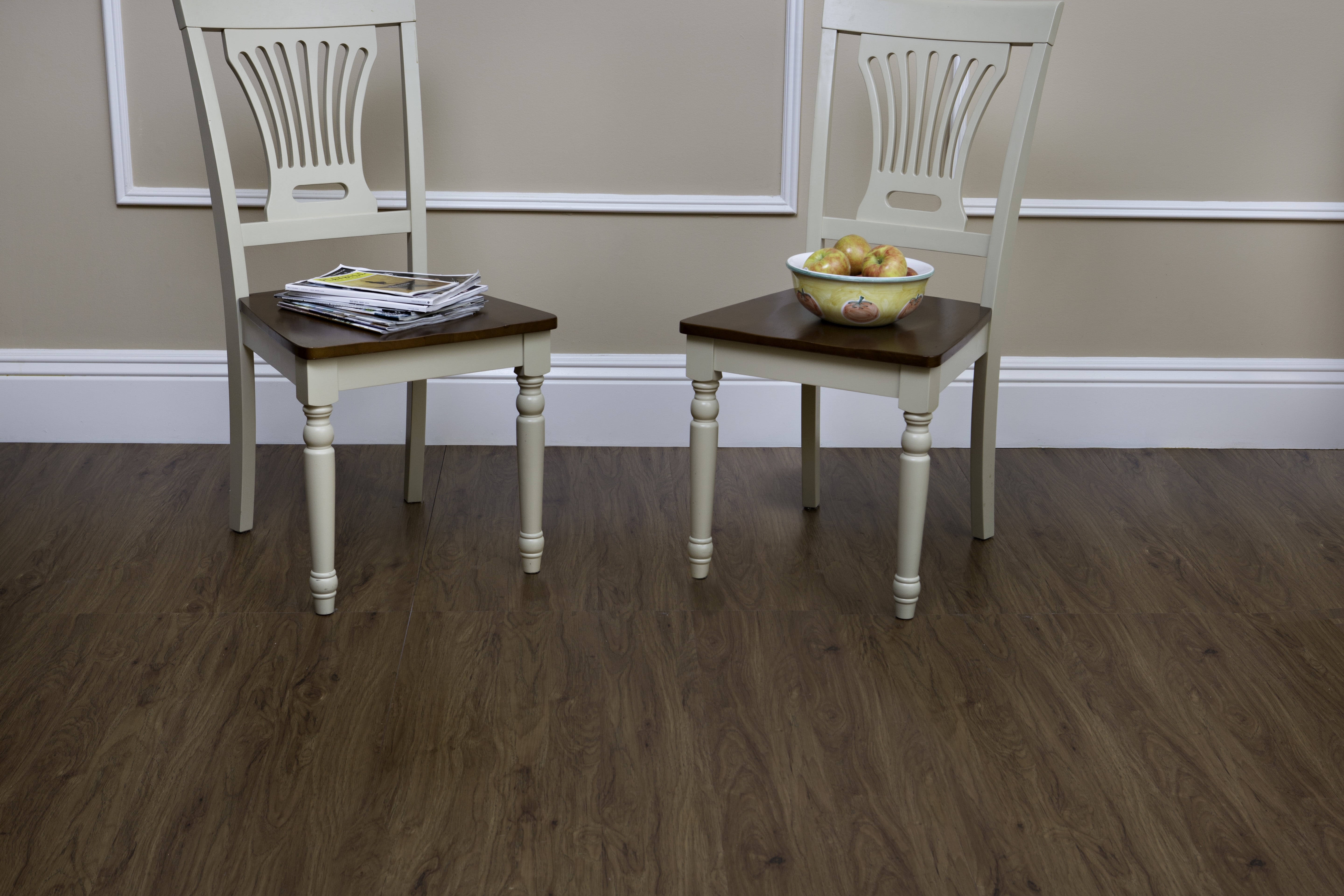 Achim Tivoli II Self Adhesive Vinyl Floor Planks - 10 Planks/15 Sq. ft., 6 x 36, Mahogany