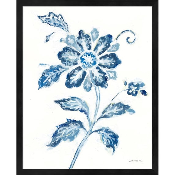 Great Art Now Exotic Elegance Floral IV by Danhui Nai, Framed Wall Art, 17.25W x 21.25H