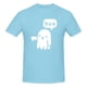 thumbnail image 3 of Camiseta de manga corta 100 % algodón para hombre con el fantasma de la desaprobación, 3 of 5