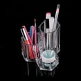 thumbnail image 5 of SagaSave Clear Cosmetic Makeup Organizer Cosmetics Storage Holder for Makeup Tools Jewelry Plastic Transparent, 5 of 5