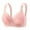 Pink, variant on SMihono Push Up Bra for Women Seamless High Support No Underwire Anti Sagging Bra Full Coverage Wireless Side Breast Gather Bras Green 36/80