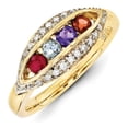thumbnail image 2 of 14K Family Jewelry Diamond Semi-Set Ring in 14k Yellow Gold - Size 7, 2 of 3