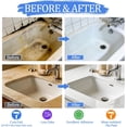 thumbnail image 2 of Tub Paint,Tub and Tile Refinishing Kit 33oz with Tools,Bathtub Paint White Water-based Low Odor,Easy to Use for Sink Kitchen Bathroom,Semi-Gloss,50-55sq.ft, 2 of 8