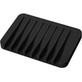 thumbnail image 1 of (Negro) Jabonera de silicona, jabonera sólida para baño de ducha, jabonera para fregadero de cocina, 1 of 5