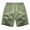 Green, variant on Men's Running Shorts Ice Silk Quick-Dry Athletic Work Shorts with Elastic Waist Drawstring and Loose Fit Short Summer Casual Style Gray L