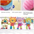thumbnail image 4 of EASTIN Baby Tags Toy, Taggie Security Blanket Elephant Stuffed Toy, Baby Plush Sensory Tag Toy with Ribbons & Rattle,Baby Gifts for Newborns,Infant, 4 of 8