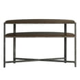 thumbnail image 5 of Liberty Furniture Industies, INC Breckinridge Demilune Sofa Table in Mahogany Spice w/ Pewter Metal, 5 of 8