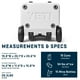thumbnail image 4 of Cooler YETI Roadie de 48 ruedas con mango retráctil, color blanco, 4 of 8