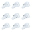 thumbnail image 3 of Khall 50X Supports d'Étagère Transparents, Pinces de Support pour Armoire, 3 of 8