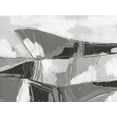 thumbnail image 2 of Vess, June Erica 24x19 White Modern Wood Framed Museum Art Print Titled - Neutral Landscape Sketch II, 2 of 4