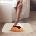 thumbnail image 4 of 1pc Black Cat Ghost and Pumpkin Absorbent Non-Slip Bathroom Thickened Flannel Rug Decor,Soft,Quick Drying,Suitable For Indoor/outdoor Use,Bathrooms,Bedrooms,Kitchens,Terrace,Laundry Rooms,16"x24", 4 of 9