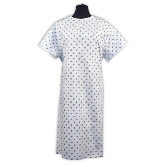 Demure Print Hospital Gown - Pack of 4