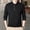 Black, variant on Men Polo Shirt Long Sleeve Button Tee Shirt Slim Fit Beige Men Shirts
