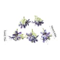 thumbnail image 3 of 11 Colors Mini Artificial Flower Picks 5Pcs | 3-Head Silk Faux Flowers for DIY Corsage, Wedding Bouquet & Floral Arrangement, Realistic Small Flower Stems for Crafts, 3 of 6