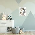 thumbnail image 2 of Stupell Industries Safari Animal Chart Playful Watercolor Illustrations Wall Plaque, 13 x 19, Design by Ziwei Li, 2 of 6