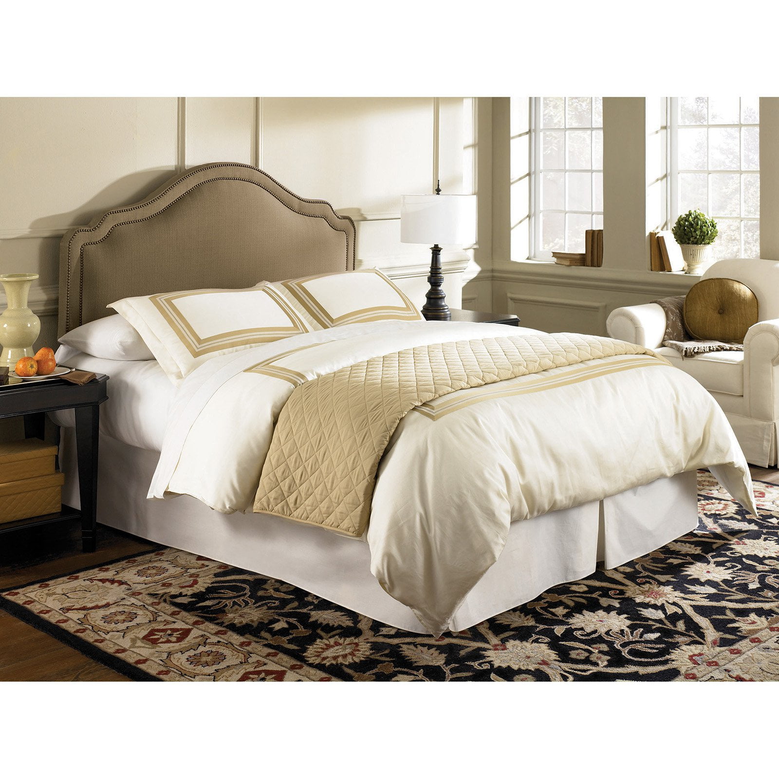 Fashion Bed Group Versailles Upholstered Headboard   Walmart.com