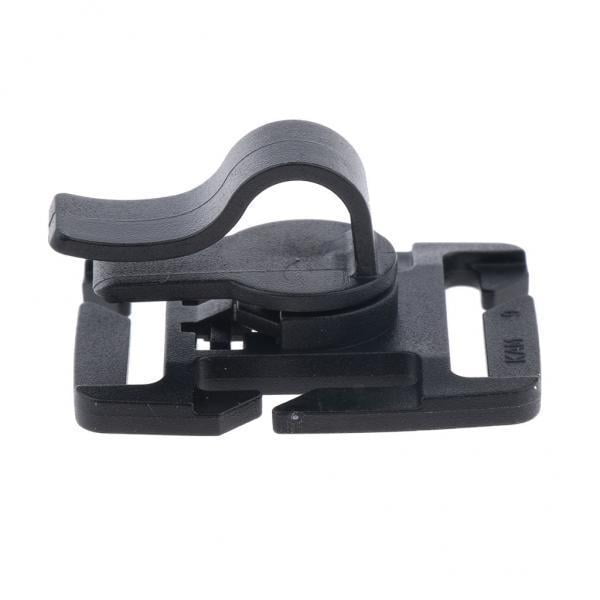 2x Clips de tubo de agua Clip de de vejiga de agua universal Abrazadera de paquete de hidratación extraíble Soporte de Cola Soporte de tubo de vejiga de agua