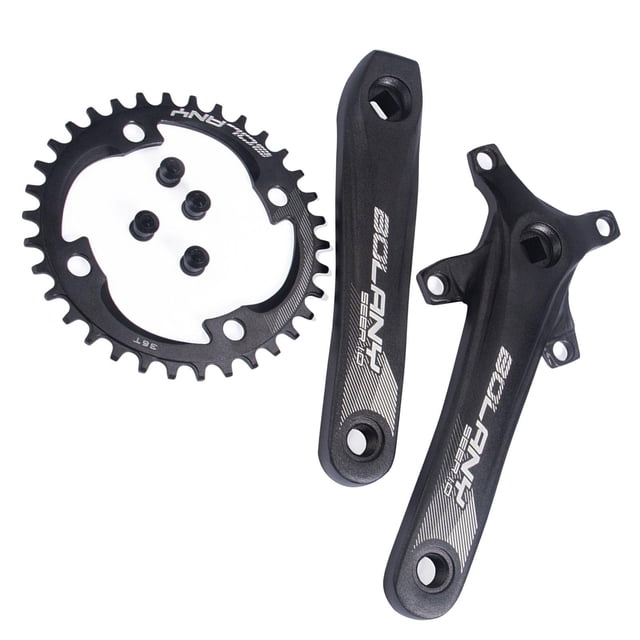 Juego de bielas para bicicleta de montaña, juego de bielas, 104 BCD, juego de bielas de cono cuadrado, bielas 34T 17cmx14.2cm