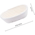 thumbnail image 2 of Cesta para Fermentar Pan de Ratán Forro, Cesta Ovalada, Accesorio para Panadería y Repostería Casera Color Aleatorio, 2 of 4