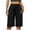 *Black, variant on VBVC Women's Drawstring Cotton-Linen Shorts,Summer Straight Leg Capris for Women,Ladies High Waist Breathable Beach Work Lounge Pants with Pockets,Army Green,S-2XL
