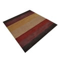 thumbnail image 3 of Rugsotic Carpets Handmade Rugs Hand Knotted Loom Square 8'x8' Brown Red Wool for Indoor Use, 3 of 5