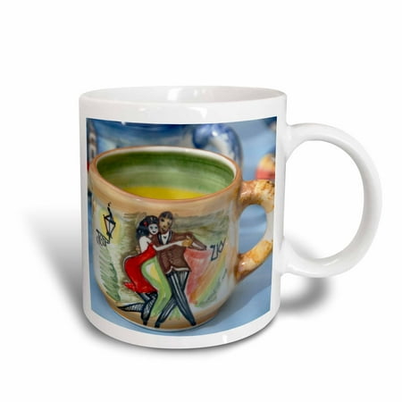 - 3dRose Argentina Buenos Aires, Tango craft souvenir - SA01 CMI0128 - Cindy Miller Hopkins, Ceramic Mug, 11-ounce