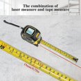 thumbnail image 3 of in 1 Digital Laser Meter with Cross Line Laser, 131Ft Digital Laser Range Finder, 16Ft Tape Measure with LCD Backlight for Distance, Area, Volume_Kv Great Gift, 3 of 4