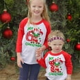 thumbnail image 1 of Camiseta con estampado de mi primera Navidad para niños de 1 a 9 años, camiseta navideña para niñas y niños, camisetas con mangas raglán, ropa para hermanos, atuendo para niños, 1 of 5