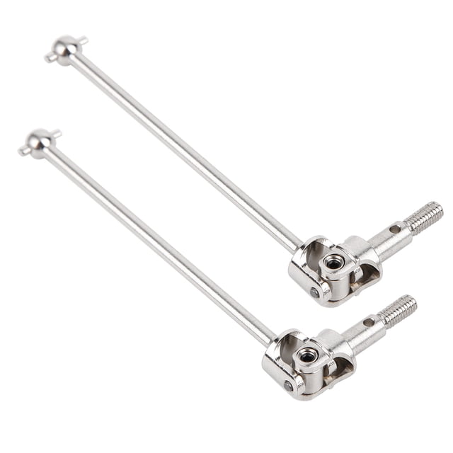 2 Piezas de Metal Resistente y práctico Eje de transmisión Universal 108015 Piezas de Control Remoto Accesorio Apto para HSP 1/10 RC Car 94111 94108 (Plata) Modelo Accesorios de Coche(Plata)