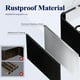thumbnail image 3 of Carrito de ducha Kitsure grande, paquete de 2 unidades, adhesivo de acero inoxidable, 3 of 7